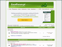 Tablet Screenshot of excelforum.pl