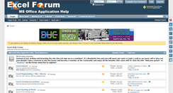 Desktop Screenshot of excelforum.com